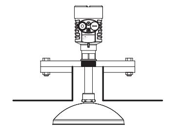 抛(pao)物面雷達(da)物位計安(an)裝圖