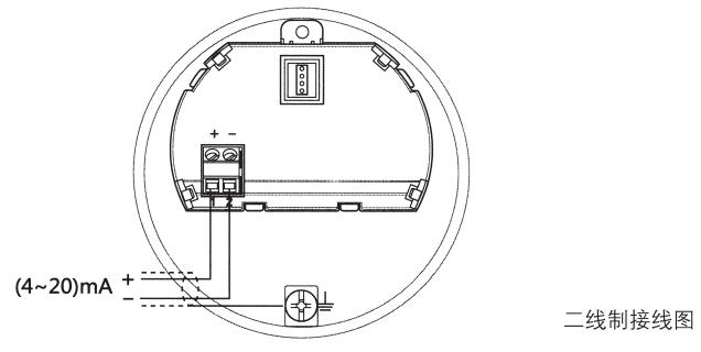高溫喇(la)叭天線雷(lei)達物位計(ji)二線制接(jie)線圖
