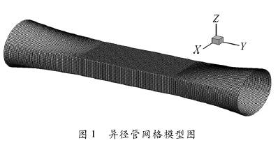電(dian)磁流量(liang)計異徑(jing)管網格(ge)模型圖(tu)
