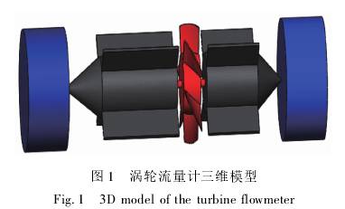 渦輪(lun)流量計三(san)維模型圖(tu)