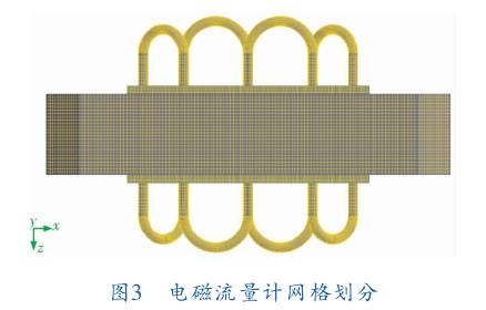 電磁流(liu)量計網格(ge)劃分圖示(shi)