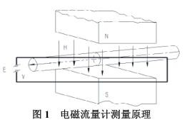 電磁(ci)流量計(ji)測量原(yuan)理圖